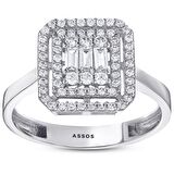 Baget Taşlı Altın Yüzük