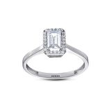 Baget Taşlı Altın Yüzük