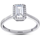 Baget Taşlı Altın Yüzük