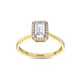 Baget Taşlı Altın Yüzük