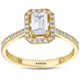 Baget Taşlı Altın Yüzük