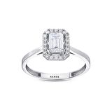 Baget Taşlı Altın Yüzük