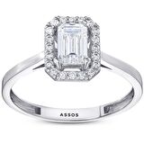 Baget Taşlı Altın Yüzük