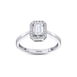 Baget Taşlı Altın Yüzük