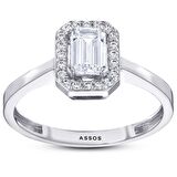 Baget Taşlı Altın Yüzük