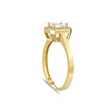 Baget Taşlı Altın Yüzük