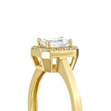 Baget Taşlı Altın Yüzük