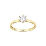 Altın Tektaş Yüzük