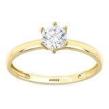 Altın Tektaş Yüzük