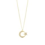 Ay Yıldız Altın Kolye