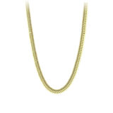 Balık Sırtı Altın Kolye - 14K - 16.12gr