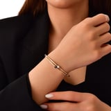 Taşlı Altın Kelepçe Bilezik