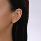 Taşlı Altın Tragus Piercing
