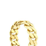 Zincir Formlu Tasarım Altın Yüzük