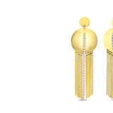 Altın Sallantılı Küpe - 14K - 5.86gr