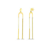 Tasarım Altın Küpe - 14K - 3.99gr