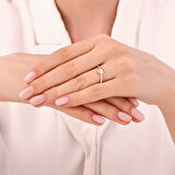 Altın Kalp Yüzük - 14K - 1.07gr