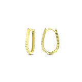 Tasarım Altın Küpe - 14K - 1.11gr