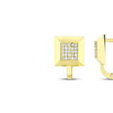 Altın Tasarım Küpe - 14K - 2.42gr