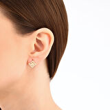 Altın Tasarım Küpe - 14K - 2.24gr