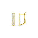 Altın Tasarım Küpe - 14K - 2.02gr