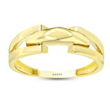 Tasarım Altın Yüzük - 14K - 1.99gr