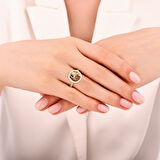 Tasarım Altın Yüzük - 14K - 2.81gr