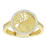 Tasarım Altın Yüzük - 14K - 2.81gr