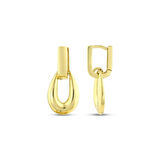 Altın Tasarım Küpe - 14K - 3.47gr
