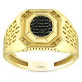 Altın Erkek Yüzük - 14K - 3.80gr