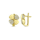 Altın Yonca Küpe - 14K - 2.85gr