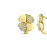 Altın Yonca Küpe - 14K - 2.85gr