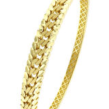 Altın Tasarım Kelepçe - 14K - 12.43gr