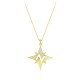 Altın Tasarım Kolye - 14K - 2.48gr