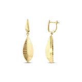 Altın Tasarım Küpe - 14K - 4.23gr