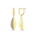 Altın Tasarım Küpe - 14K - 4.27gr