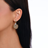 Altın Tasarım Küpe - 14K - 6.32gr