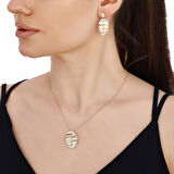 Tasarım Altın Set - 14K - 7.09gr