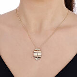 Tasarım Altın Set - 14K - 7.09gr