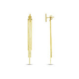 Tasarım Altın Küpe - 14K - 2.99gr