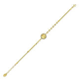 Taşlı Altın Tasarım Bileklik - 14K - 4.12gr
