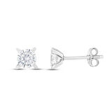 Altın Tektaş Küpe - 14K - 1.00gr