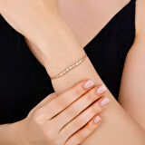 Altın Tasarım Bileklik - 14K - 3.66gr