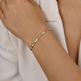 Altın Tasarım Bileklik - 14K - 6.23gr