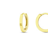 Altın Halka Küpe - 14K - 1.42gr