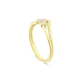 Taşlı Tasarım Altın Yüzük - 14K - 2.03gr