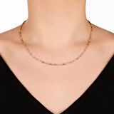 Tasarım Altın Kolye - 14K - 5.25gr