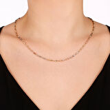 Tasarım Altın Kolye - 14K - 6.01gr