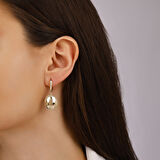 Tasarım Altın Küpe - 14K - 5.82gr