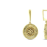 Tasarım Altın Küpe - 14K - 6.25gr